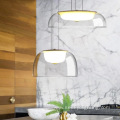 Modern Chandelier With Clear Glass Decorative Pendant Lamp